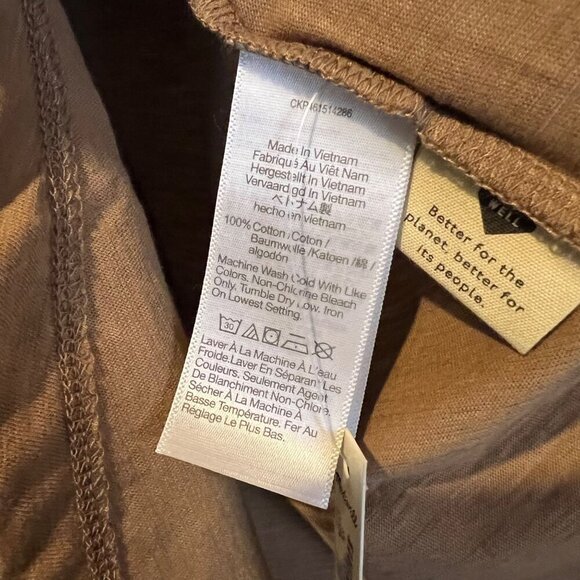 NWT Madewell Whisper Crew Neck Tee XS Classic Minimalist Staple Piece - Picture 5 of 5